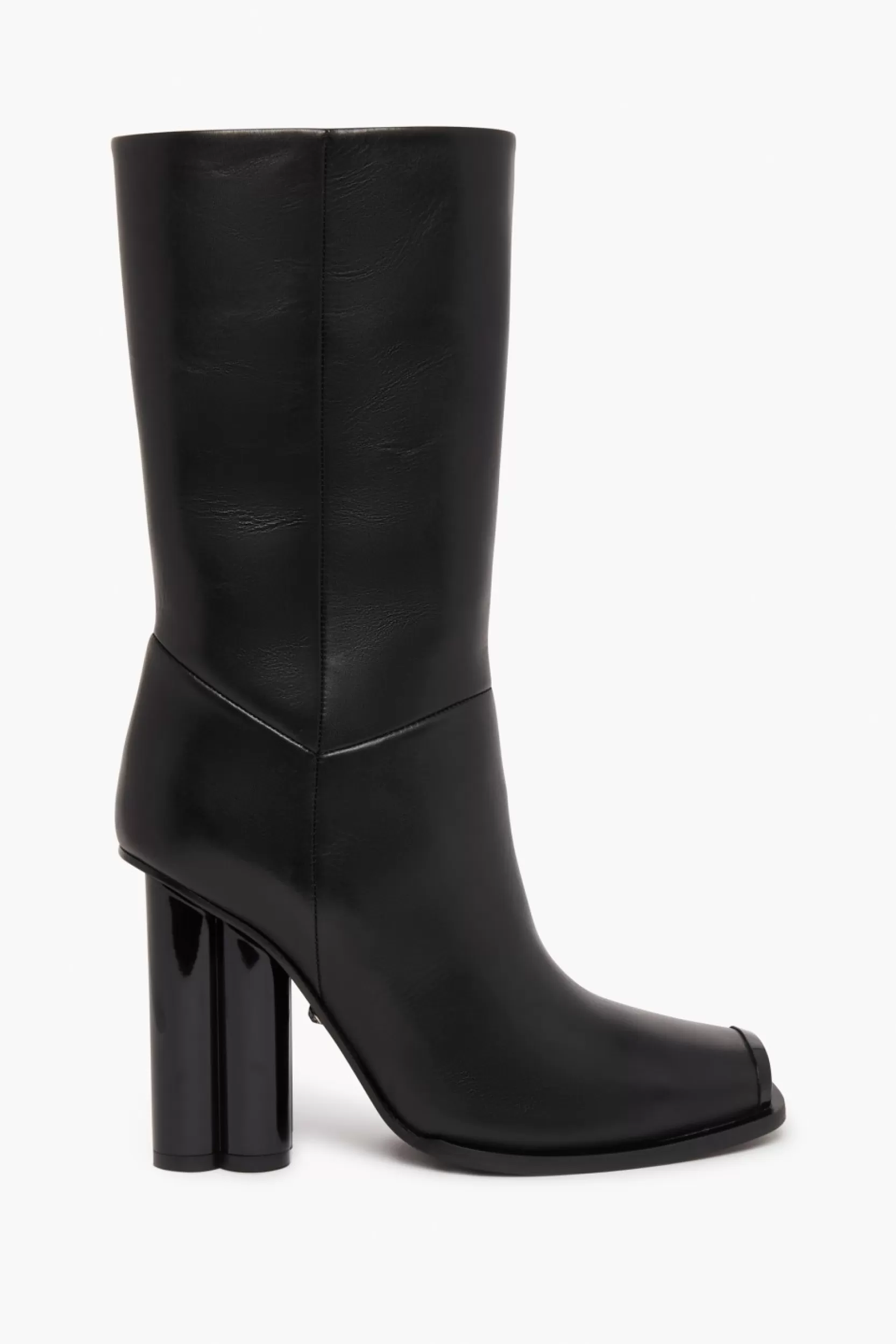 Sonia Rykiel Bottes Mi-Hautes En Cuir Noir Noir / Noir Discount