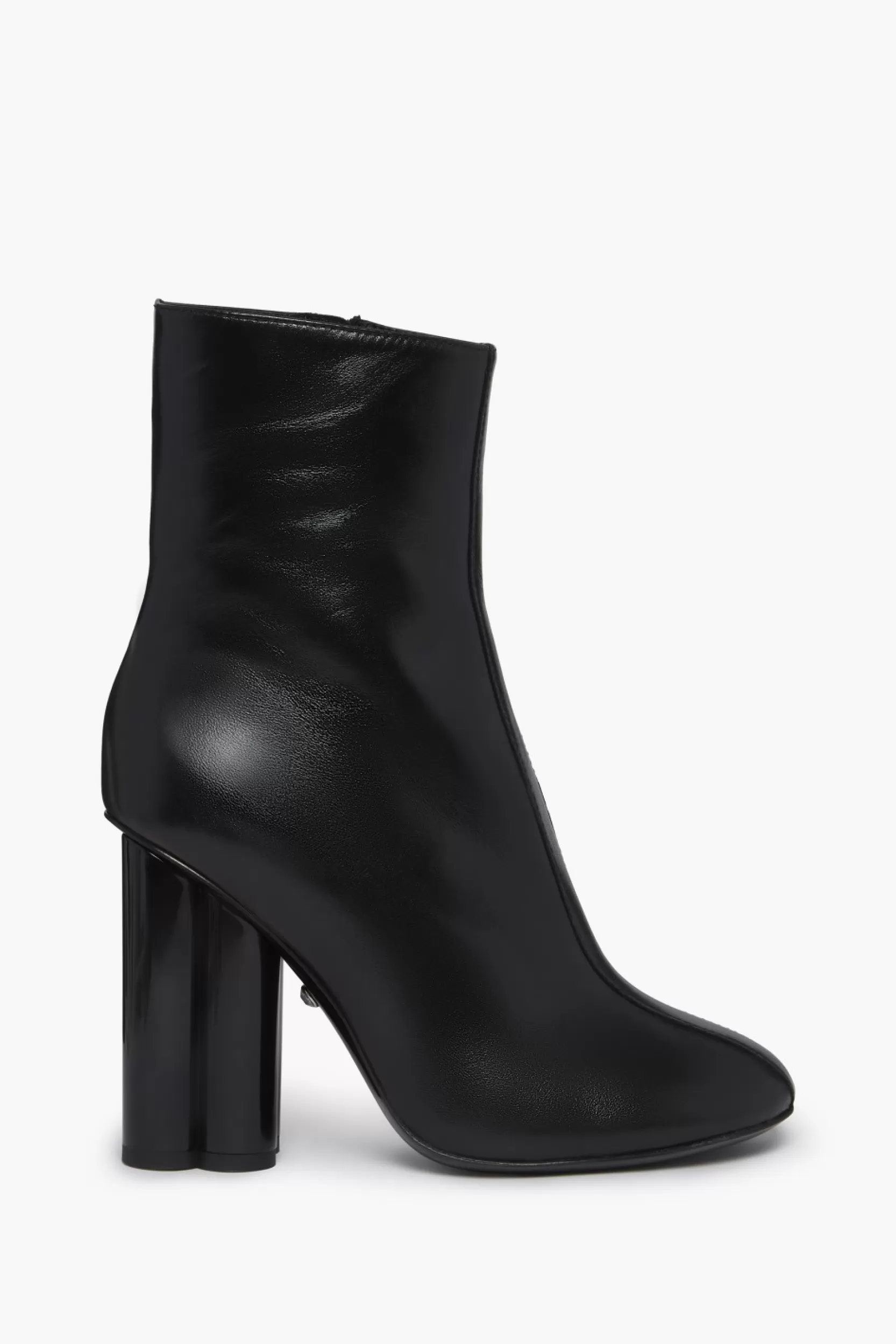 Sonia Rykiel Bottines En Cuir Metallise Noir Noir / Noir Hot