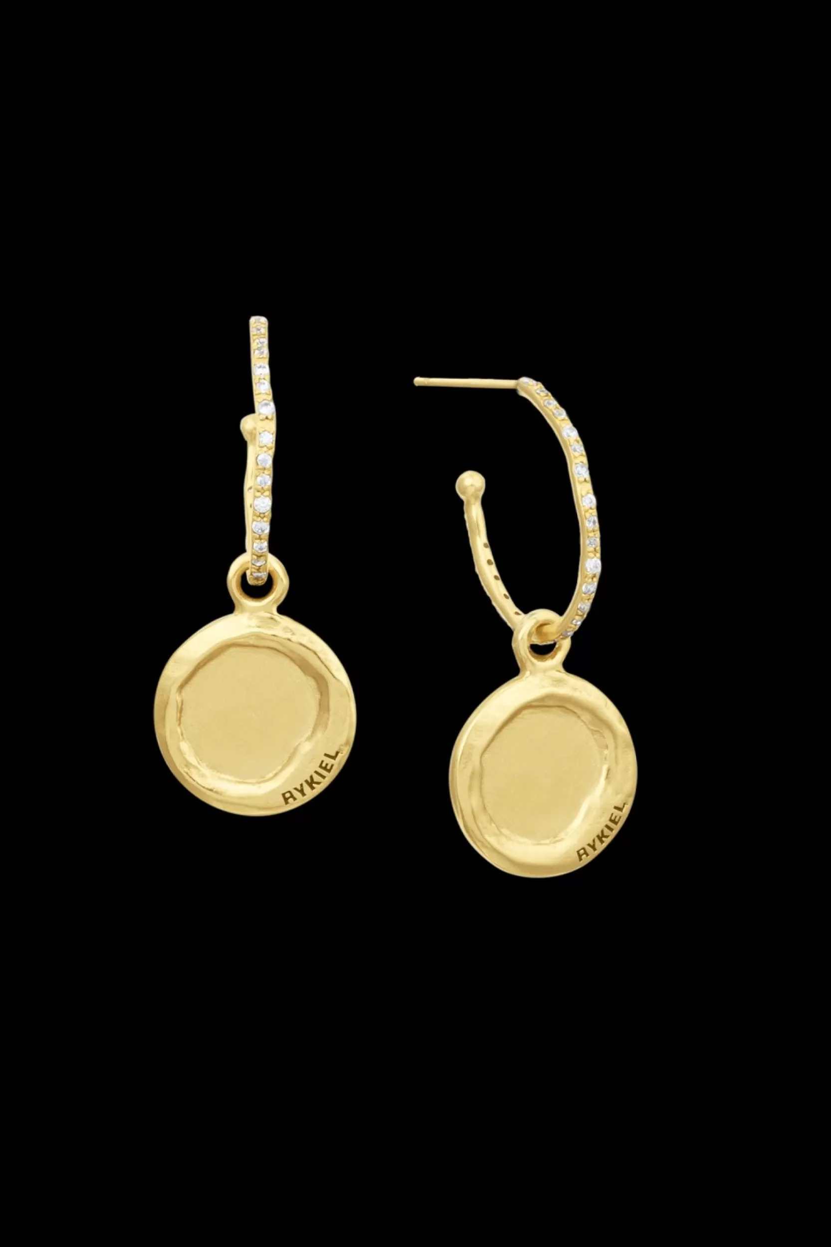 Sonia Rykiel Boucles D'Oreilles Golden Medals Rykiel Gold / Jaune Discount