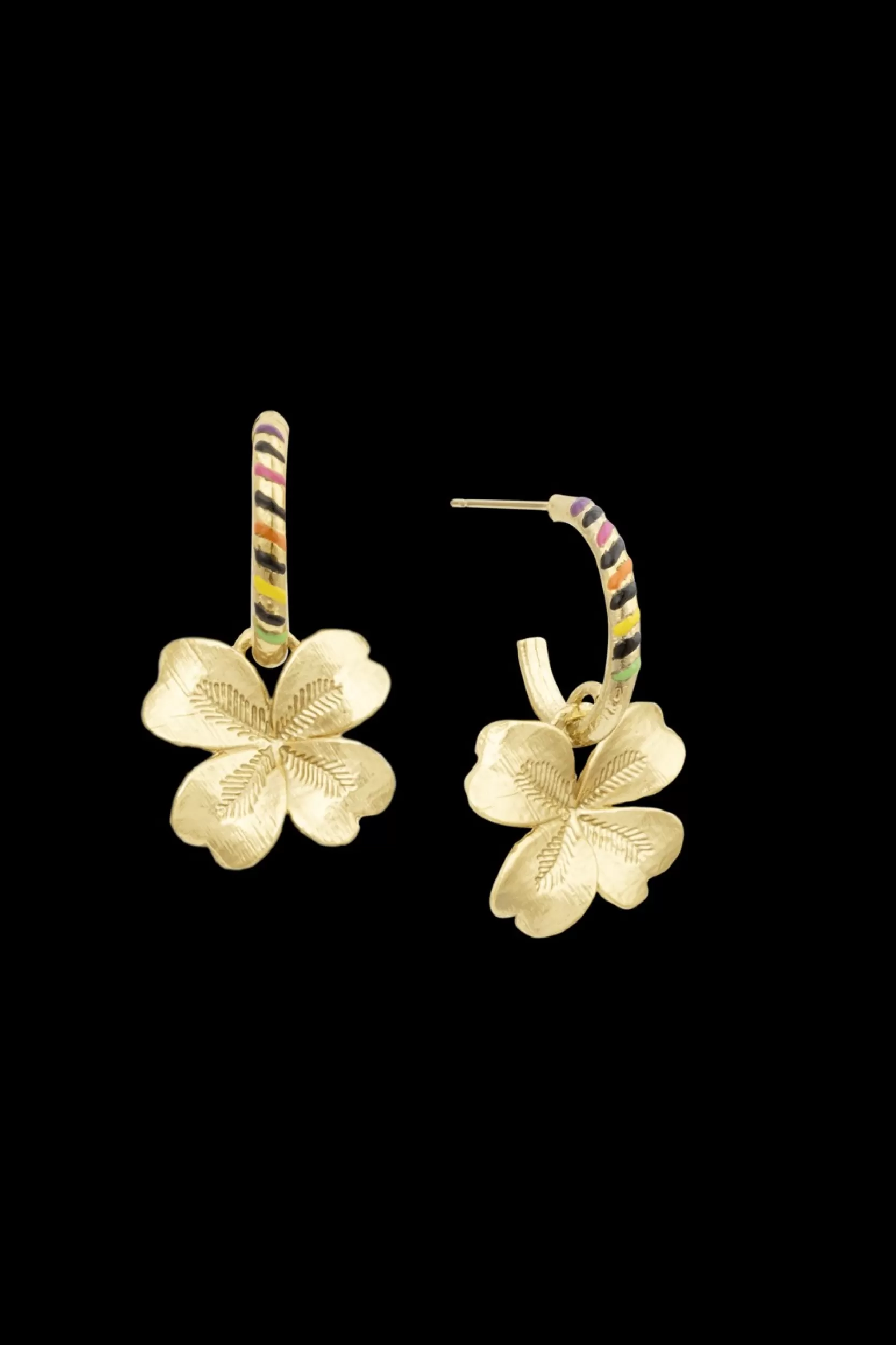 Sonia Rykiel Boucles D'Oreilles Poetic Garden Lucky Rykiel Gold / Jaune Shop