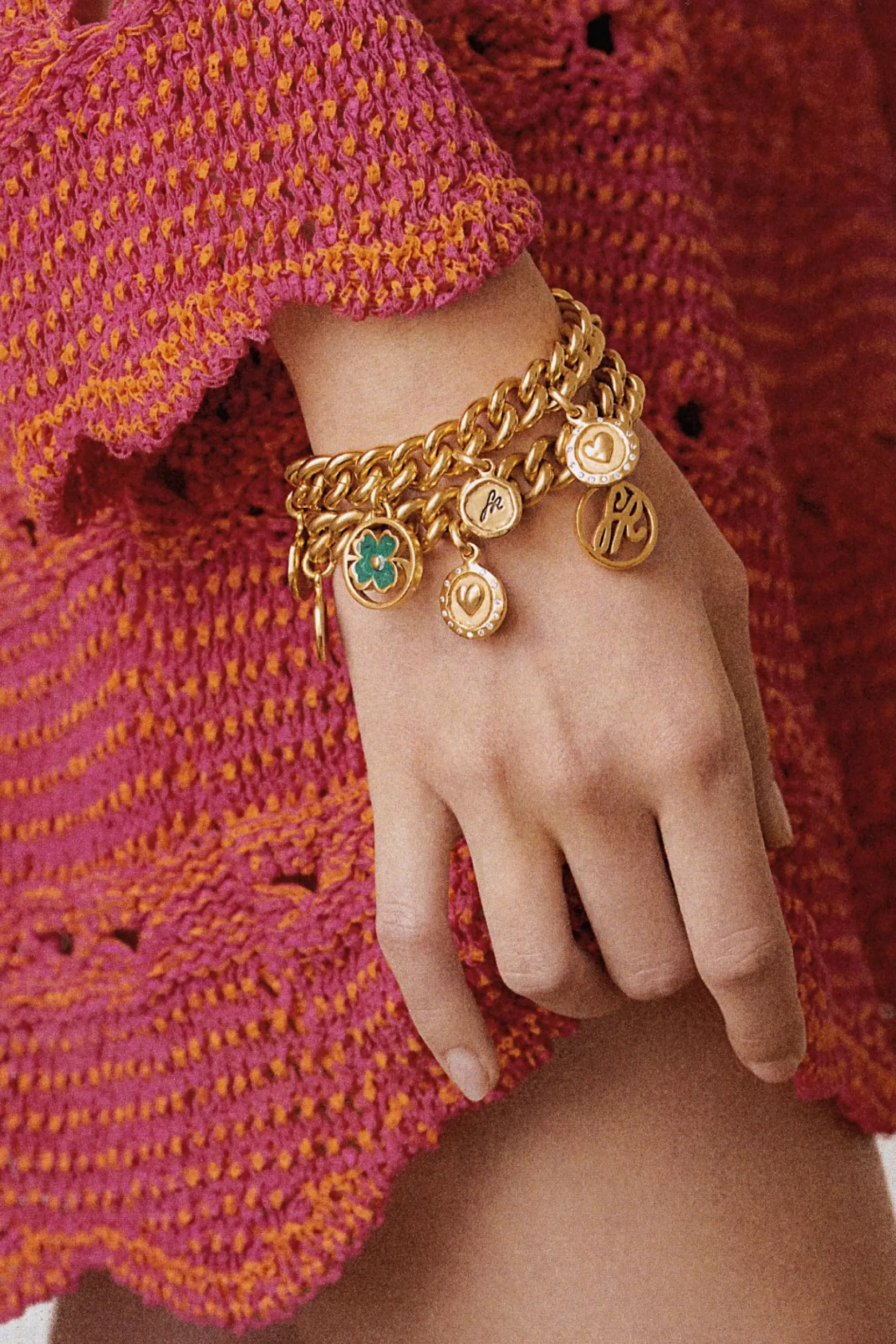 Sonia Rykiel Bracelet Golden Medals Talismans Gold / Jaune Best