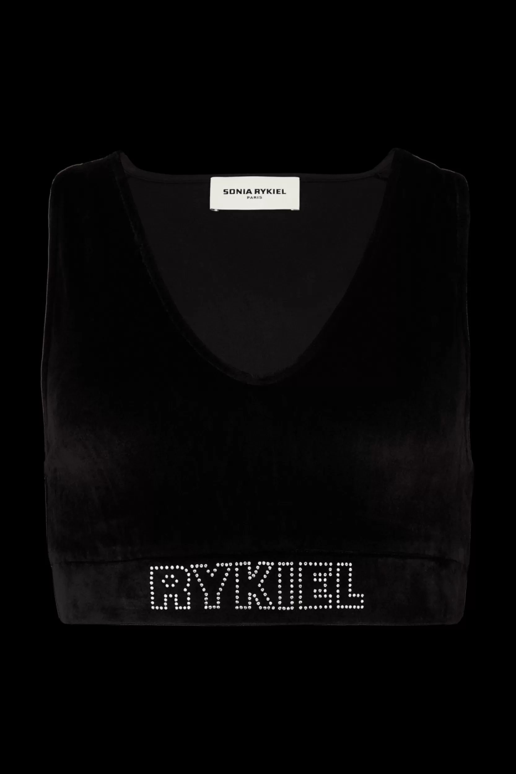 Sonia Rykiel Brassiere En Velours Noir / Noir Cheap