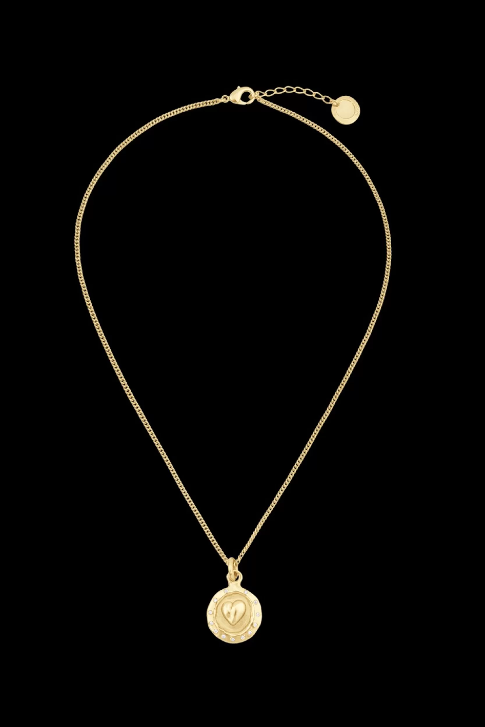 Sonia Rykiel Collier Golden Medals Heart Gold / Jaune Outlet