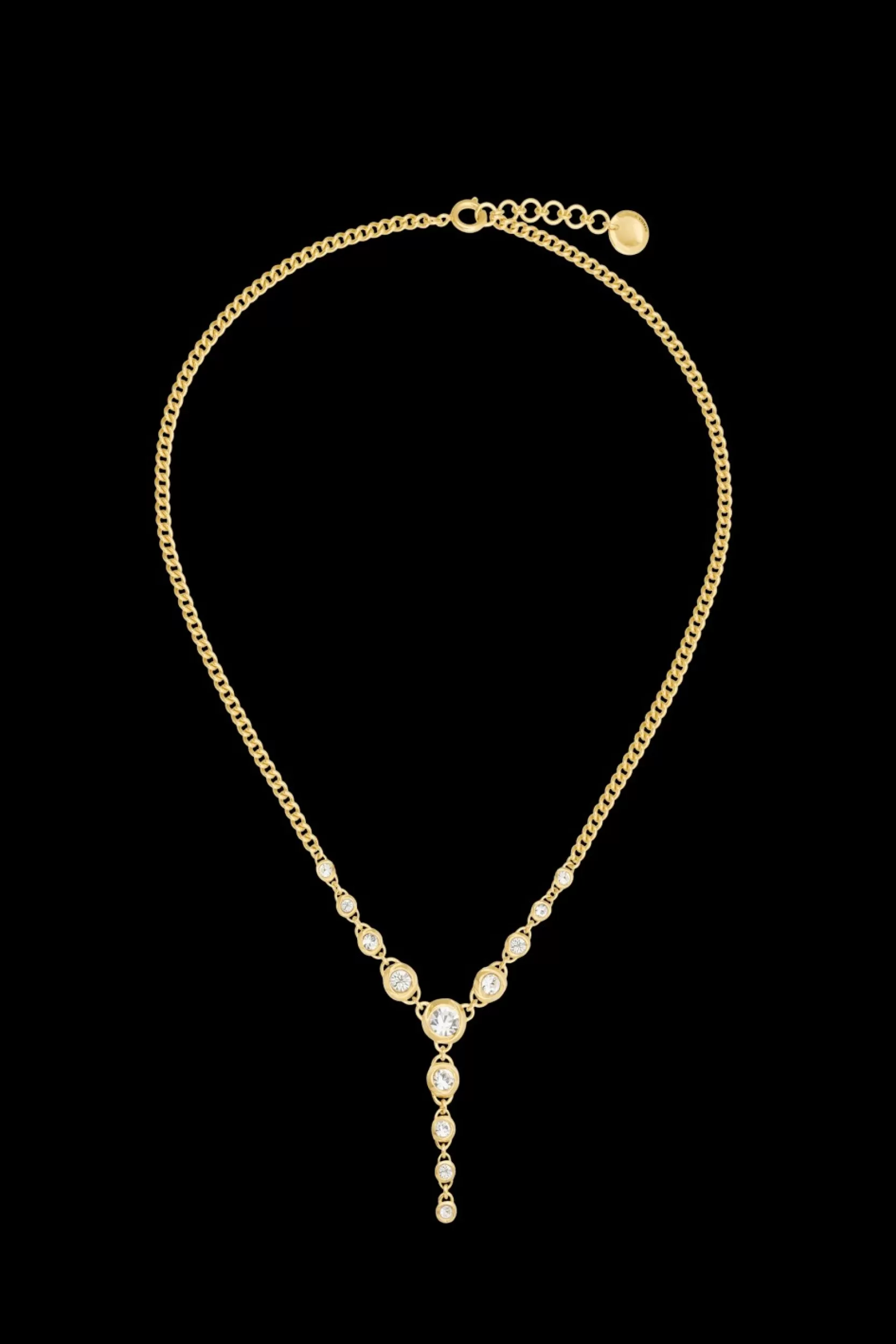 Sonia Rykiel Collier Vintage Ribbon Cascade Gold / Jaune Clearance