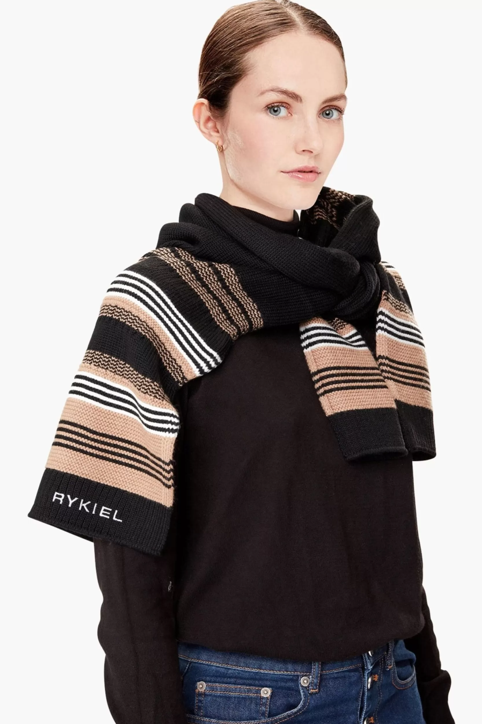 Sonia Rykiel Demi-Pull Raye Lapis Multico Crea / Multi Store