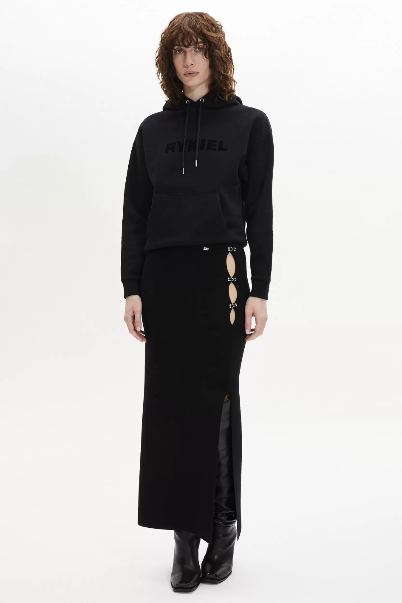 Sonia Rykiel Jupe En Viscose Noir / Noir Fashion