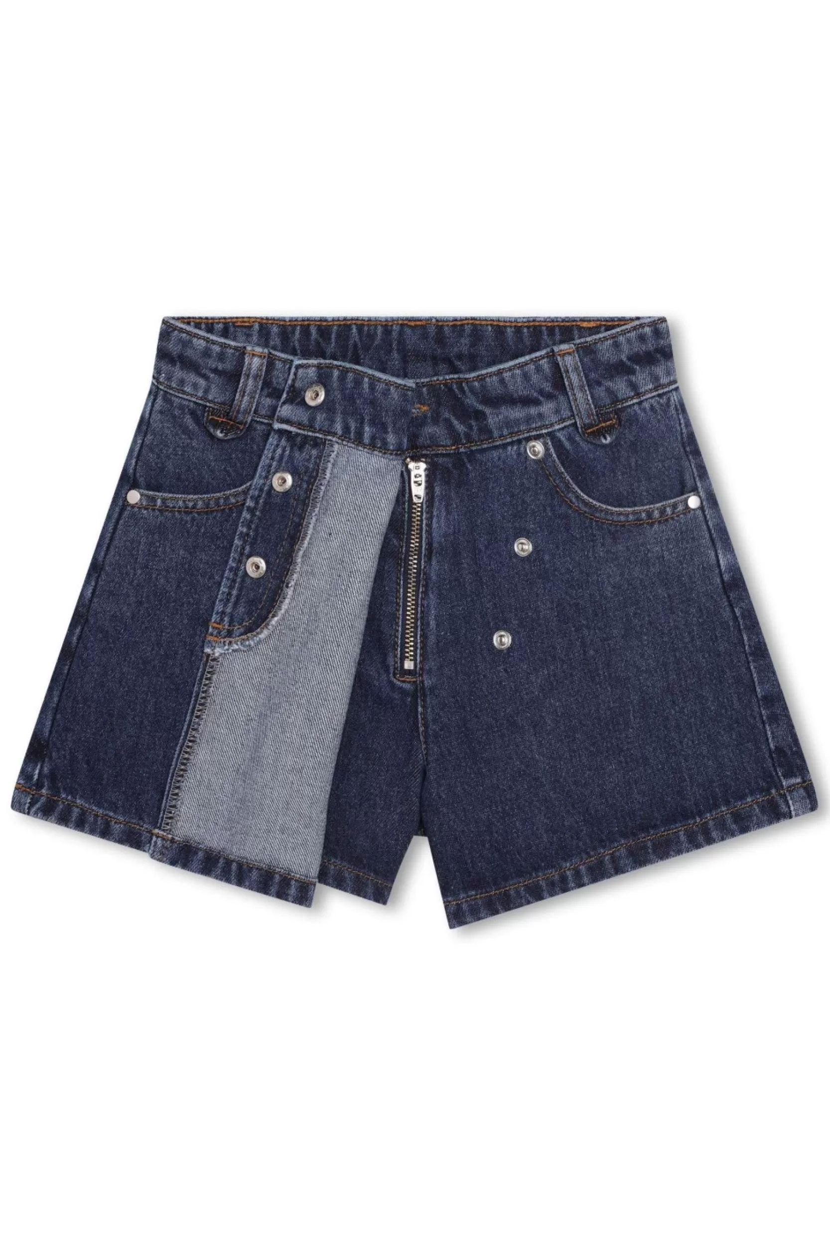 Sonia Rykiel Jupe-Short Asymetrique En Jean Brut / Bleu Online