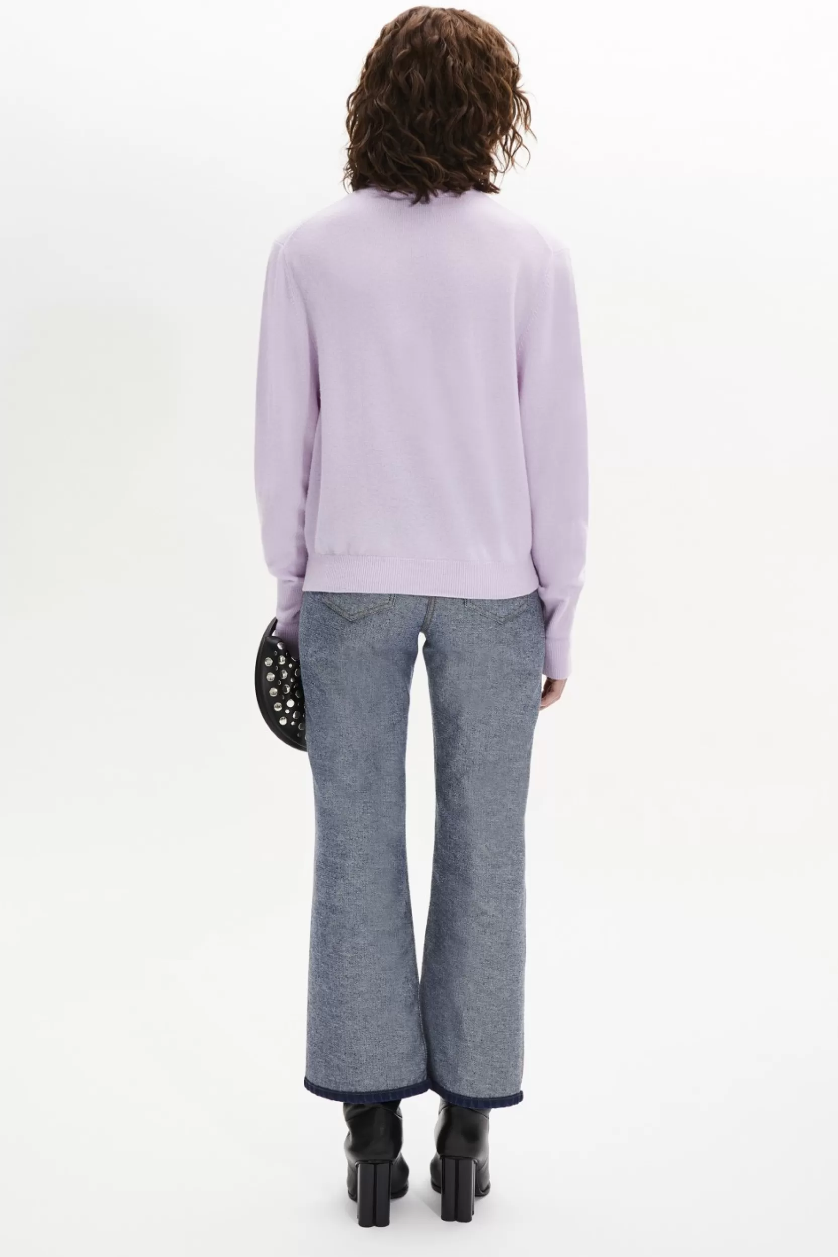 Sonia Rykiel Pull Col Roule A Manches Longues Lilas / Violet Best Sale