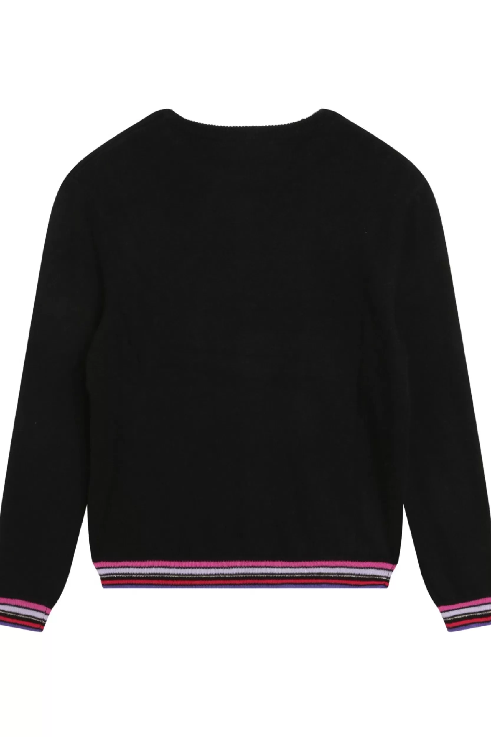 Sonia Rykiel Pull En Tricot Motif Jacquard Noir / Noir Best Sale