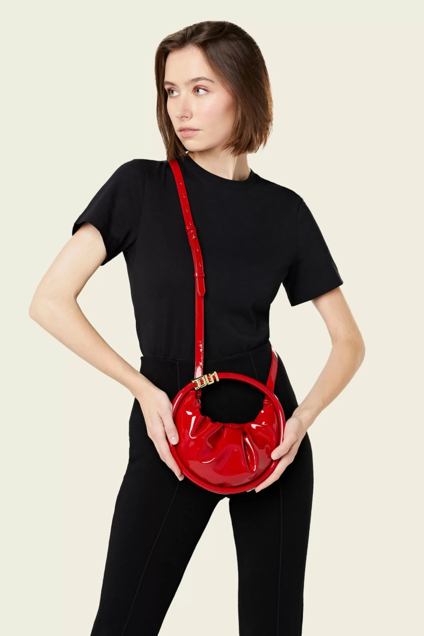 Sonia Rykiel Sac Domino Mini En Vinyle Rouge / Rouge Hot