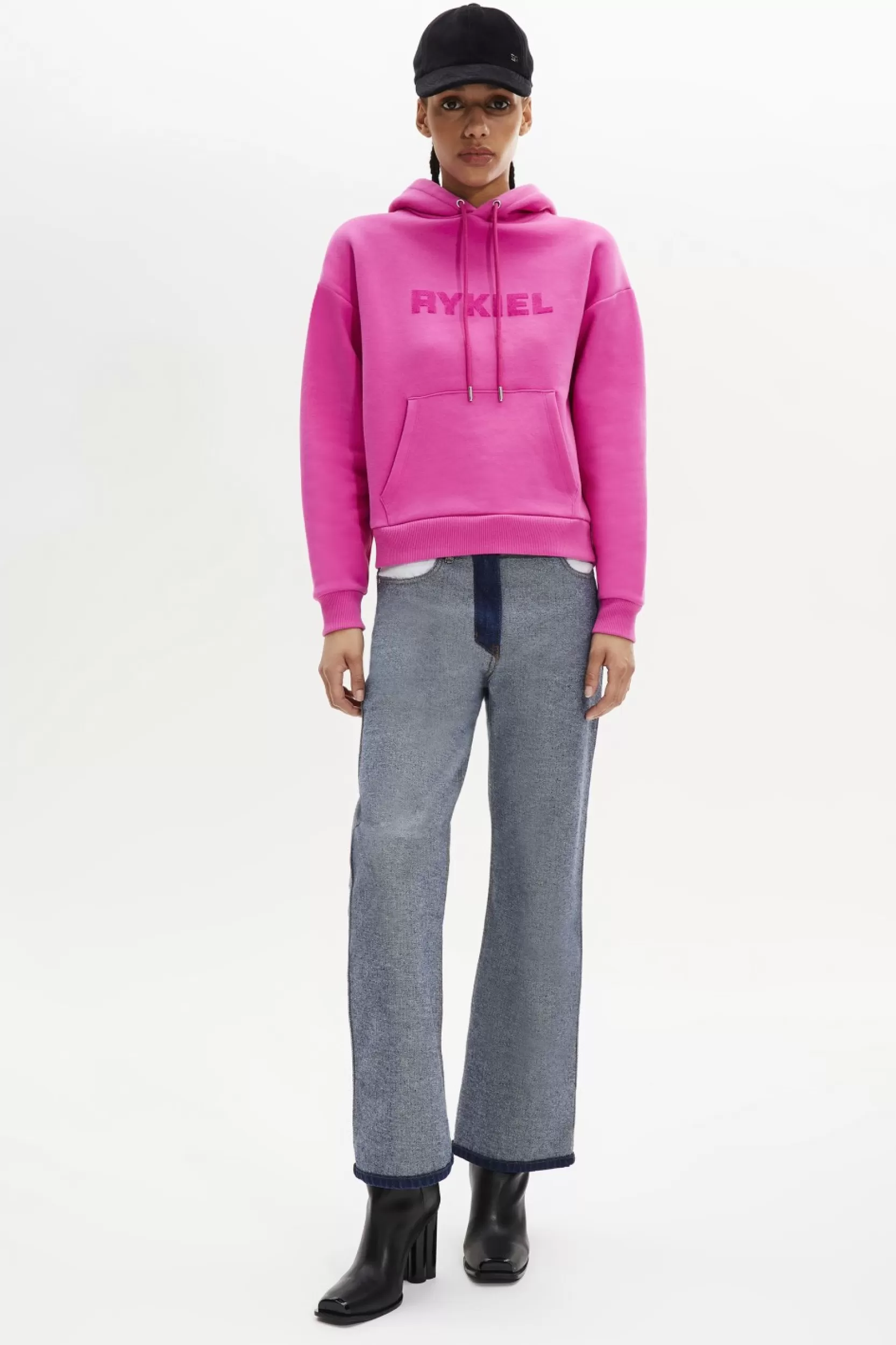 Sonia Rykiel Sweat A Capuche A Manches Longues Rose / Rose Cheap