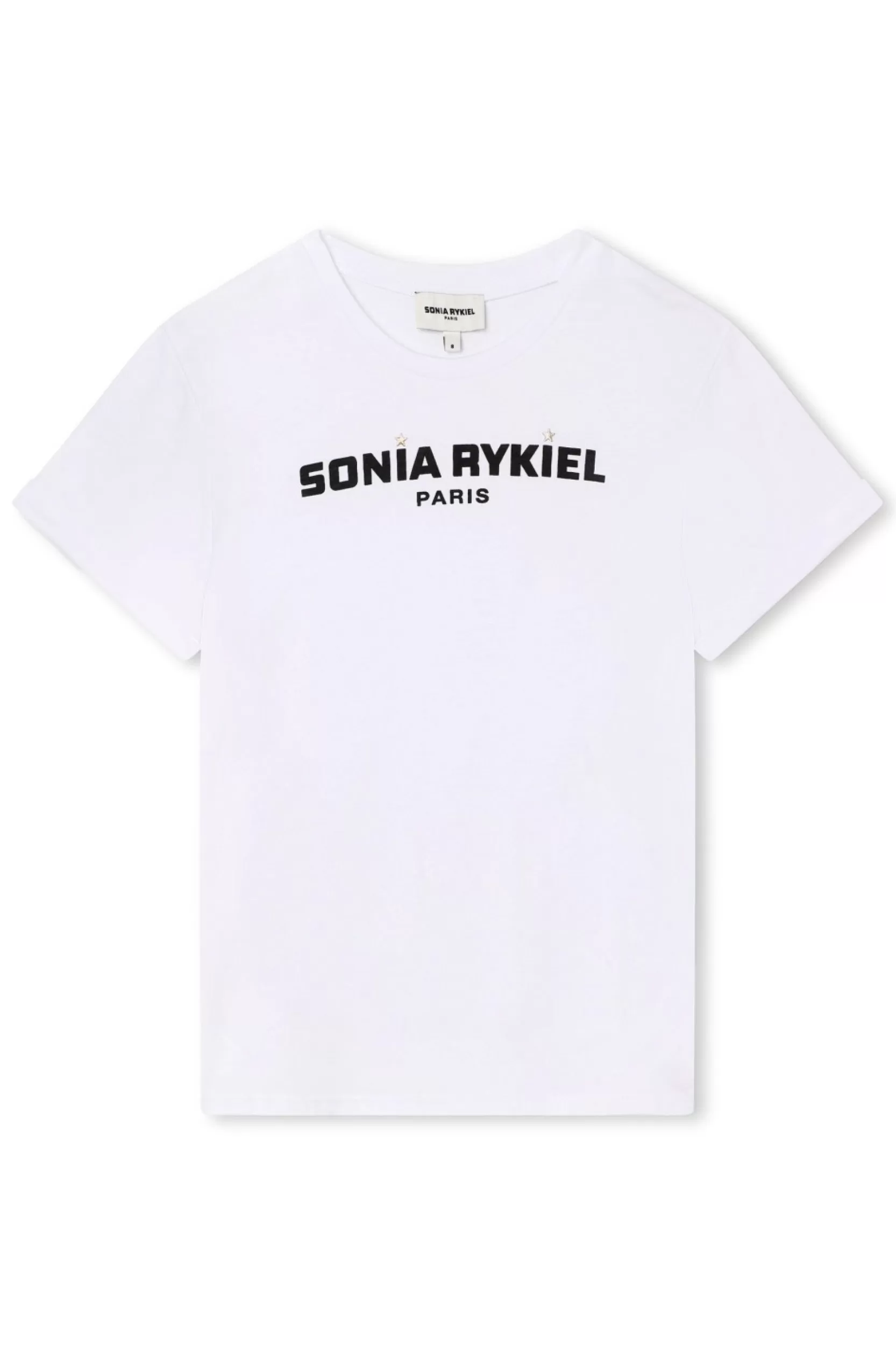 Sonia Rykiel T-Shirt Logo Blanc / Blanc Discount