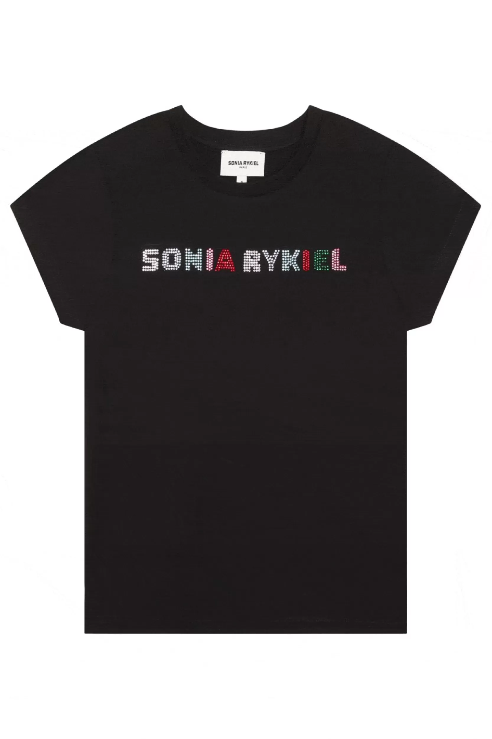 Sonia Rykiel T-Shirt Logo Noir / Noir Hot